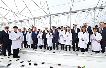 Kocaeli’de öğrenciler, topraksız tarım Ar-Ge serasında çilek yetiştiriyor