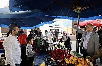 Başkan Söğüt’ten, pazar ziyareti