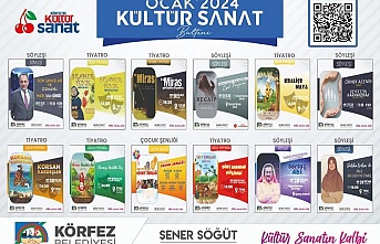 Körfez’de, ocak ayı kültür sanat dolu