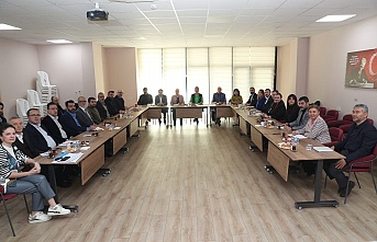 Başkan Hürriyet ve ekibi,  büyük gala öncesi son detayları görüştü