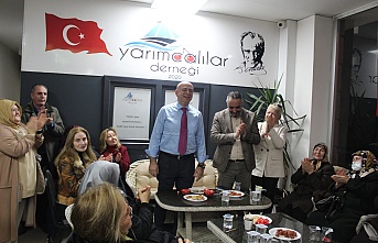 Yarımcalılar Derneğinden, Tayfun Balıkçıya  Çoşkulu Karşılama