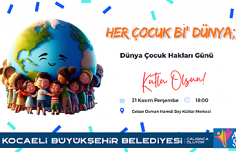 Dünya Çocuk Hakları Günü'nde, çocuklara yönelik etkinlik