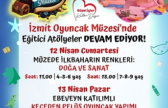 İZMİT BELEDİYESİ, OYUNCAK MÜZESİ’NDE YARATICI ATÖLYELER DÜZENLİYOR!