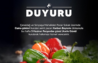 Derince'de Arefe Günü Semt Pazarı Kurulacak