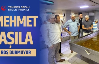 MEHMET AŞILA BOŞ DURMUYOR