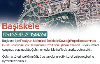 Yuvacık Kavşağı’nda Geçici Trafik Düzenlemesi