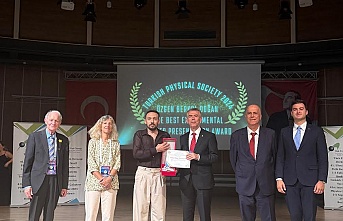 GTÜ’lü Öğrenciye Türk Fizik Derneği’nden Prestijli Ödül