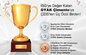 İSG’ye Değer Katan OYAK Çimento’ya ÇEİS’ten Üç Ödül Birden