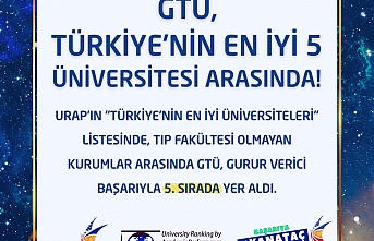 GTÜ, Türkiye’nin En İyi 5 Üniversitesi Arasında