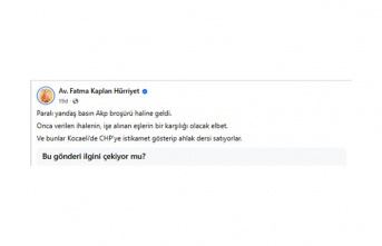 Fatma Kaplan Hürriyet’ten Yandaş Basın Eleştirisi