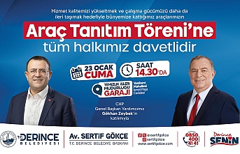 Derince Belediyesi Yeni Araçlarını Tanıtacak