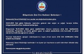 BÖLGEMİZDE, ZİRAİ DON UYARISI
