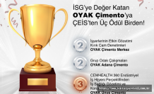 İSG’ye Değer Katan OYAK Çimento’ya ÇEİS’ten Üç Ödül Birden