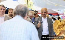 Başkan Söğüt Perşembe Pazarı’nda Esnafla Buluştu