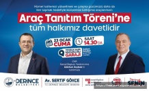 Derince Belediyesi Yeni Araçlarını Tanıtacak