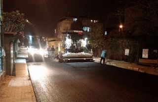 Körfez’de üstyapı için gece mesaisi