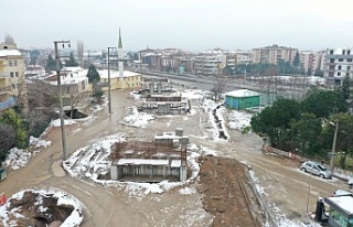 Kuruçeşme tramvay köprüsünün ayakları yükseliyor