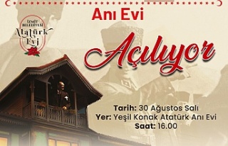 Atatürk ve Milli Mücadele Anı Evi bugün kapılarını...
