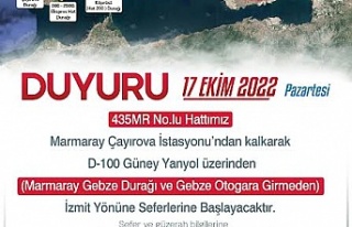 435MR – Marmaray Çayırova İstasyonu