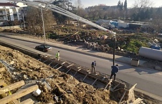 D-100 Ankara istikameti asfaltlanmaya başladı