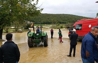 Büyükşehir’den tarlaları selden zarar gören...