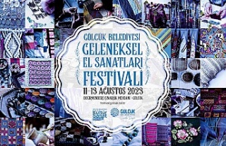 GÖLCÜK BELEDİYESİ, GELENEKSEL EL SANATLARI FESTİVALİ...