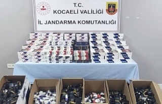 (67,100) adet dolu makaron ve (2,900) adet boş sigara...