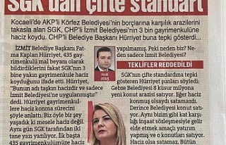 SGK’dan İzmit Belediyesine uygulanan  ÇİFTE...