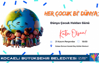 Dünya Çocuk Hakları Günü'nde, çocuklara...
