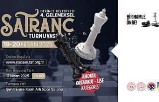 DERİNCE İLÇESİNDE, SATRANÇ TUTKUNLARI BİR ARAYA...