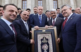 BAŞKAN SÖĞÜT, ANKARA'DA CUMHURBAŞKANI ERDOĞAN'A...