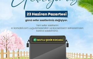 KOCAELİ TOPLU TAŞIMADA YAZ TARİFESİNE GEÇİYOR