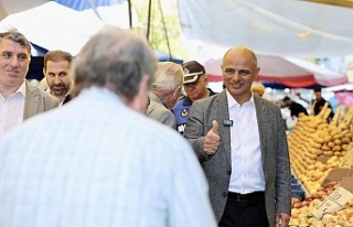 Başkan Söğüt Perşembe Pazarı’nda Esnafla Buluştu