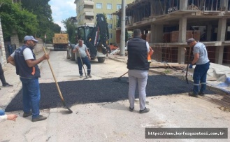 Körfez Belediyesi Yol Bakım ve Onarım Çalışmalarına Devam Ediyor