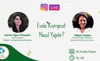 İzmit Çarşısı, evde kompost yapımını anlatacak