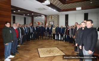 BAŞKAN OKUDAN VE YÖNETİMİ, BAŞKAN SÖĞÜT’E, İADE-İ ZİYARETTE BULUNDU