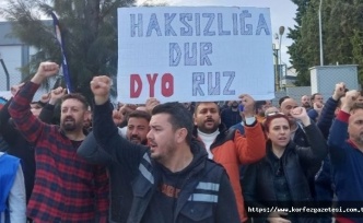 DYO BOYA FABRİKASINDA, 600 İŞÇİ GREVE ÇIKTI