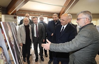 'SİYAH BEYAZ GAZZE' SERGİSİ, KÖRFEZ'DE AÇILDI