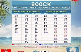800CK HATTI, SAYESİNDE GÜVENLİ ULAŞIM
