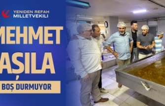 MEHMET AŞILA BOŞ DURMUYOR