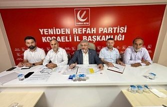 Yeniden Refah Partisi Kocaeli İl Yönetimi Gündemi Değerlendirdi