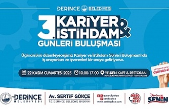 Derince’de Kariyer ve İstihdam Buluşması 22 Kasım’da Gerçekleşiyor
