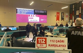 Vali İlhami Aktaş’tan 112 Acil Çağrı Merkezine İnceleme