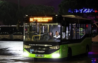 Kocaeli’de Gece Ulaşımı Başladı