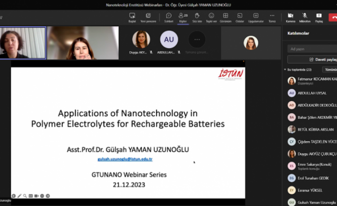 GTÜ, Enerji ve Nanoteknolojiyi Buluşturdu 