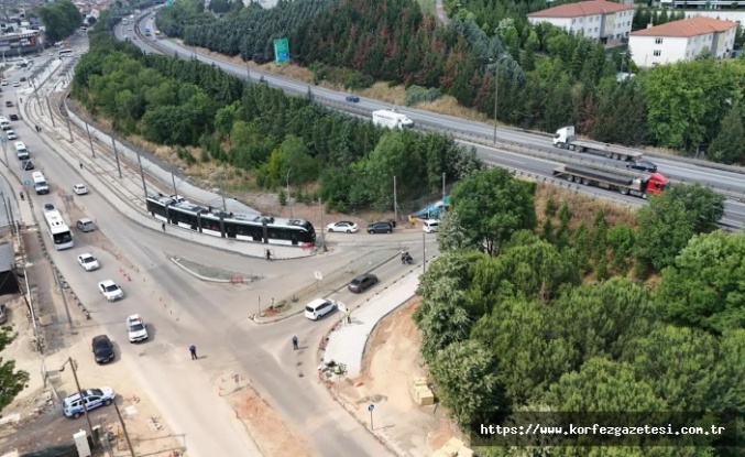 Büyükakın, Kocaeli Alikahya Stadı Tramvay Hattı'nın test sürüşünü gerçekleştirdi