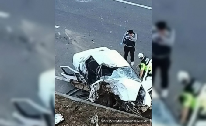 Feci Kaza: Genç Sürücü Hayatını Kaybetti