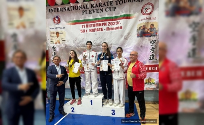 Körfezli Karateciler Bulgaristan’dan Madalyayla Döndü