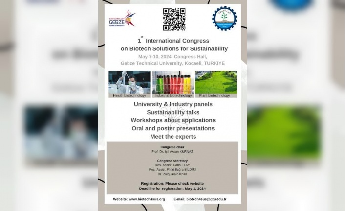 "1. Uluslararası Sürdürülebilirlik için Biyoteknoloji Çözümleri Kongresi"