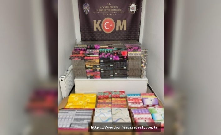 İzmit'te Kaçak Sigara Operasyonu!